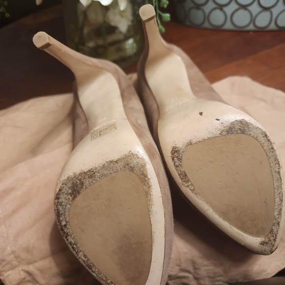 Miu Miu size 8 Beautiful shoes suede Natural color - Picture 8 of 8